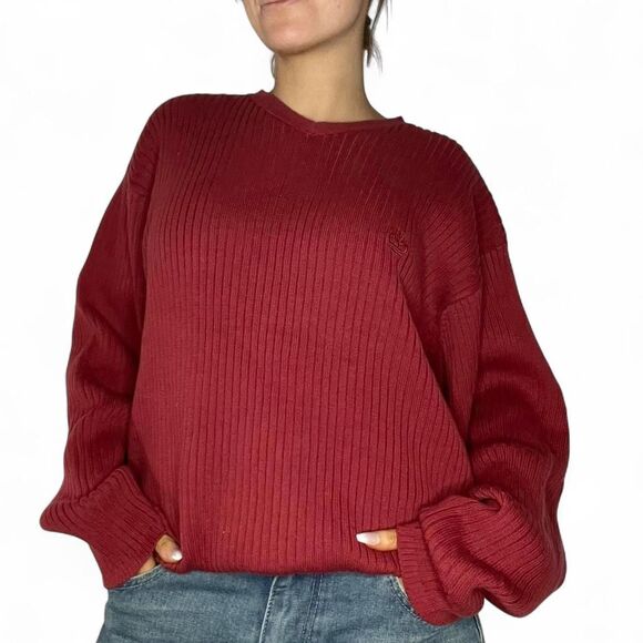 Vintage Timberland Thick Knit Men's Sweater - Picture 1 of 8